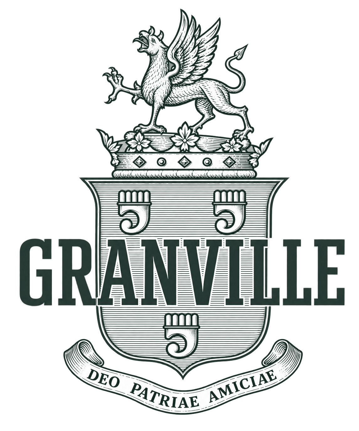 Full Granville Arms heraldic logo